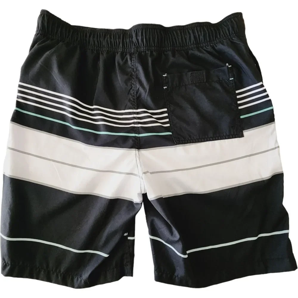 Goodfellow & Co Swim Board Shorts Men's Size Large Striped 9